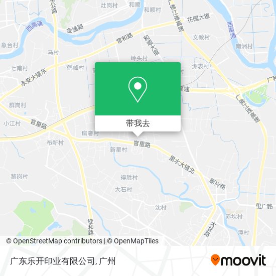 广东乐开印业有限公司地图