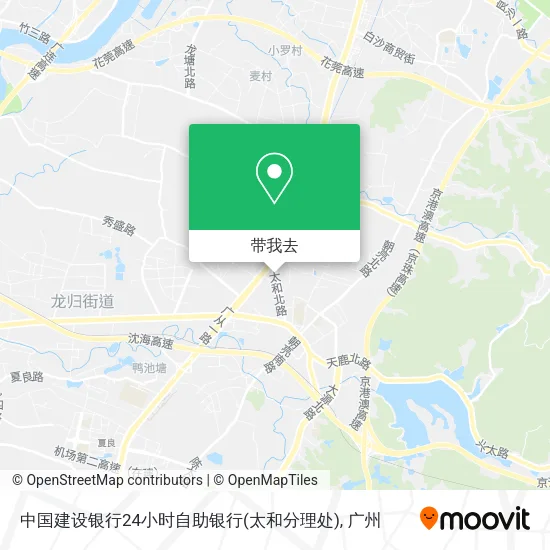 中国建设银行24小时自助银行(太和分理处)地图