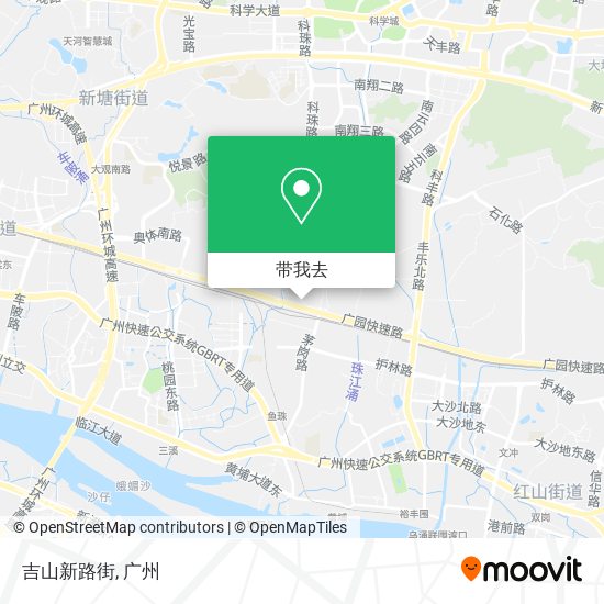 吉山新路街地图
