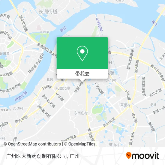 广州医大新药创制有限公司地图