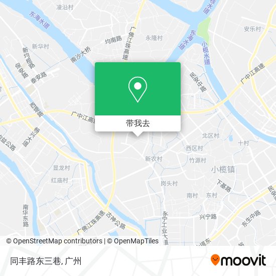 同丰路东三巷地图