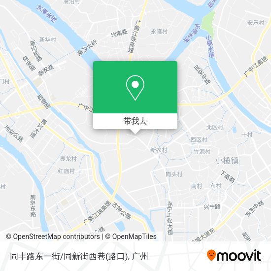 同丰路东一街/同新街西巷(路口)地图