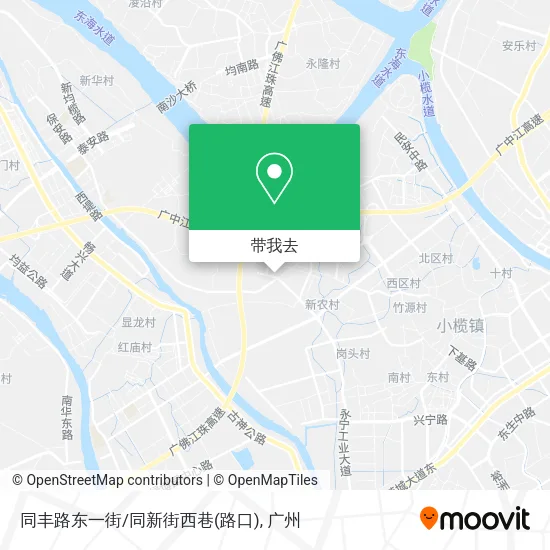 同丰路东一街/同新街西巷(路口)地图