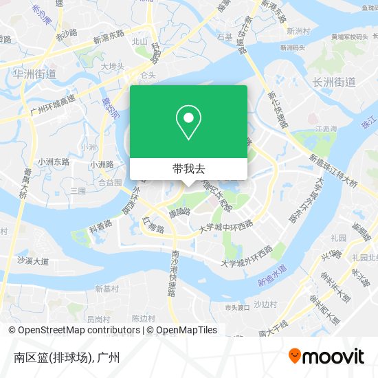 南区篮(排球场)地图