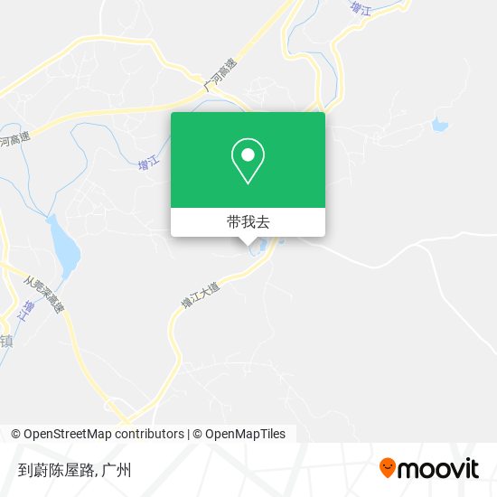 到蔚陈屋路地图