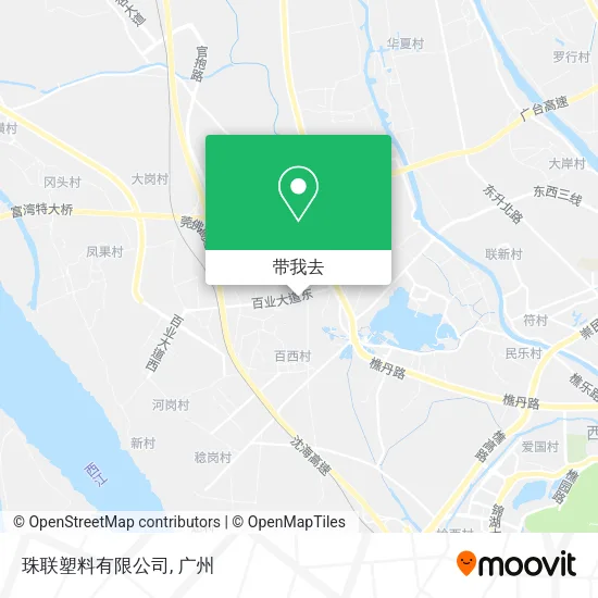 珠联塑料有限公司地图