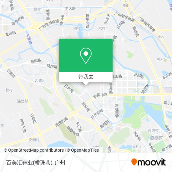 百美汇鞋业(桥珠巷)地图