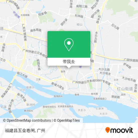 福建昌五金卷闸地图