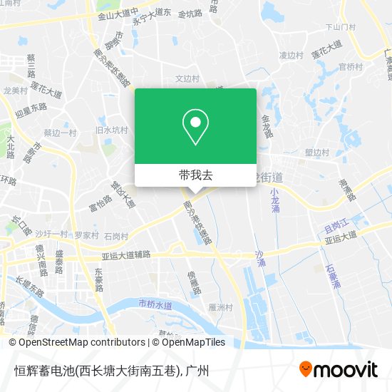 恒辉蓄电池(西长塘大街南五巷)地图