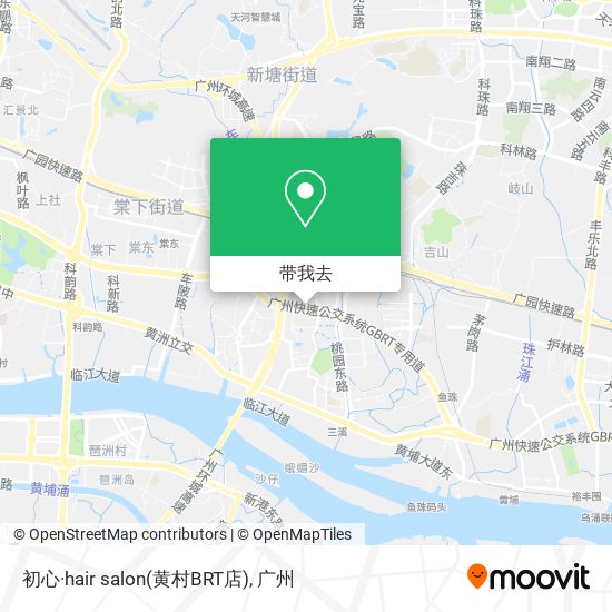 初心·hair salon(黄村BRT店)地图