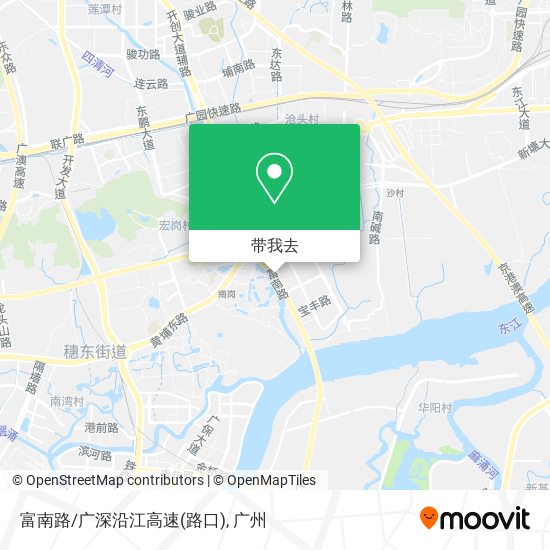 富南路/广深沿江高速(路口)地图