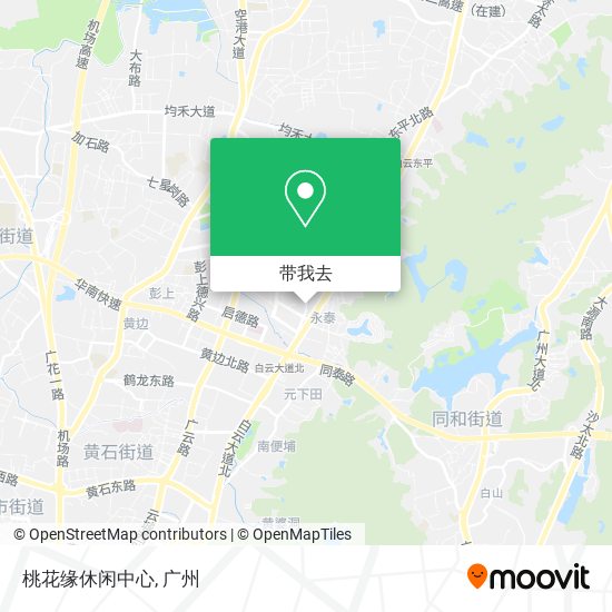 桃花缘休闲中心地图