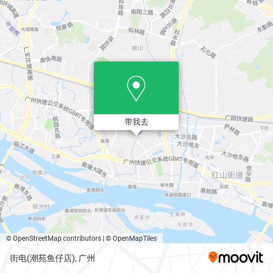 街电(潮苑鱼仔店)地图