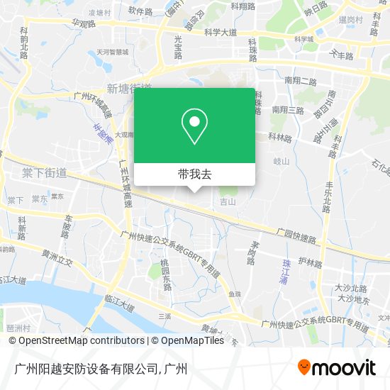 广州阳越安防设备有限公司地图