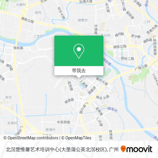 北滘楚惟馨艺术培训中心(大墨蒲公英北滘校区)地图