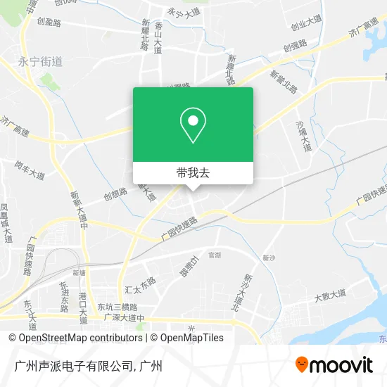 广州声派电子有限公司地图