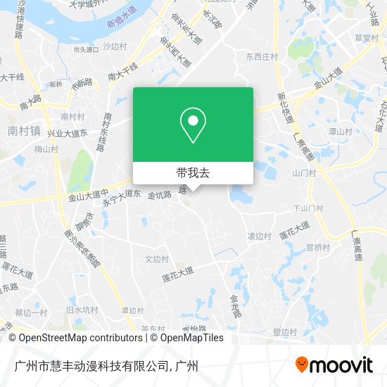 广州市慧丰动漫科技有限公司地图