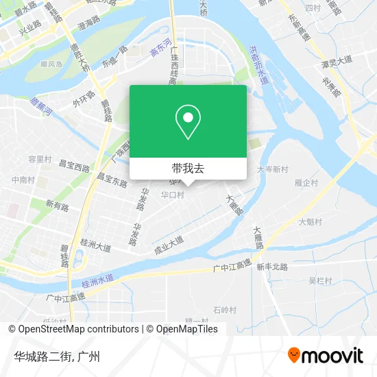 华城路二街地图