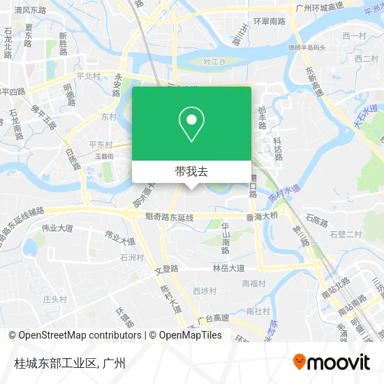 桂城东部工业区地图