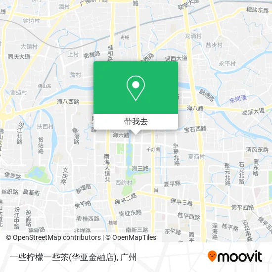 一些柠檬一些茶(华亚金融店)地图