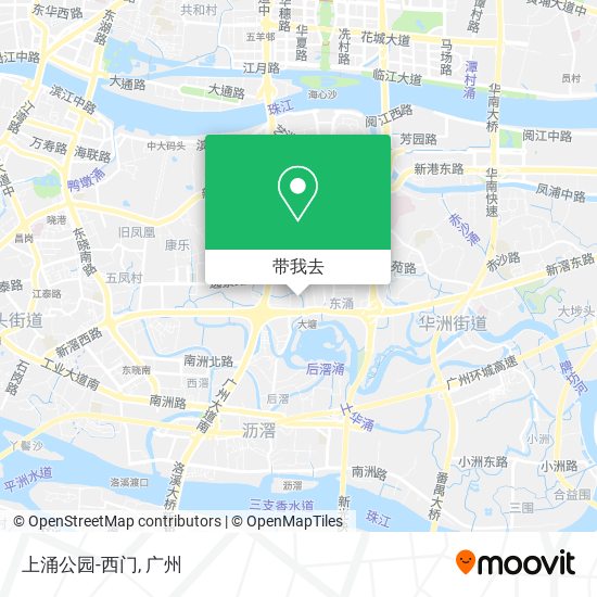 上涌公园-西门地图