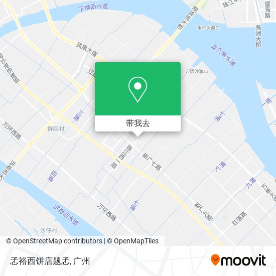 孞裕西饼店题孞地图