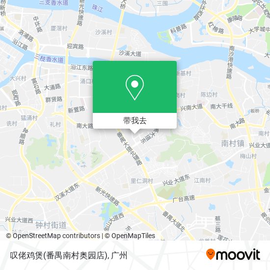 叹佬鸡煲(番禺南村奥园店)地图
