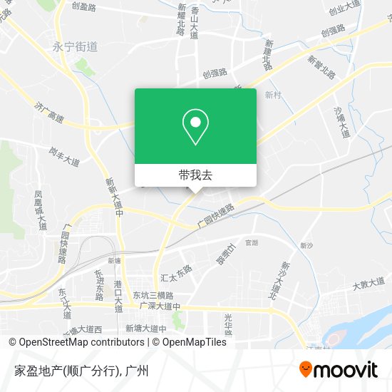 家盈地产(顺广分行)地图