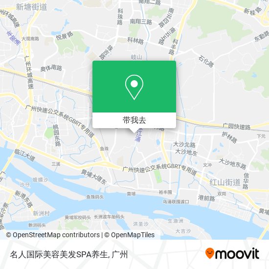 名人国际美容美发SPA养生地图