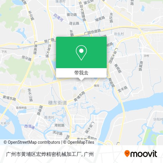 广州市黄埔区宏烨精密机械加工厂地图