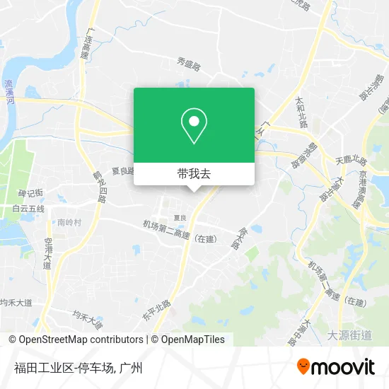 福田工业区-停车场地图