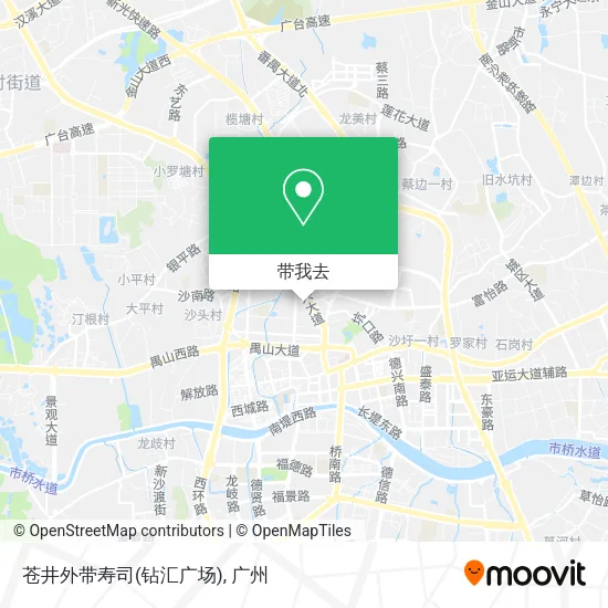 苍井外带寿司(钻汇广场)地图
