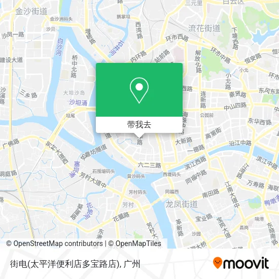 街电(太平洋便利店多宝路店)地图