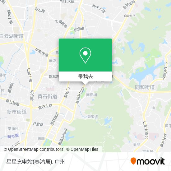 星星充电站(春鸿居)地图