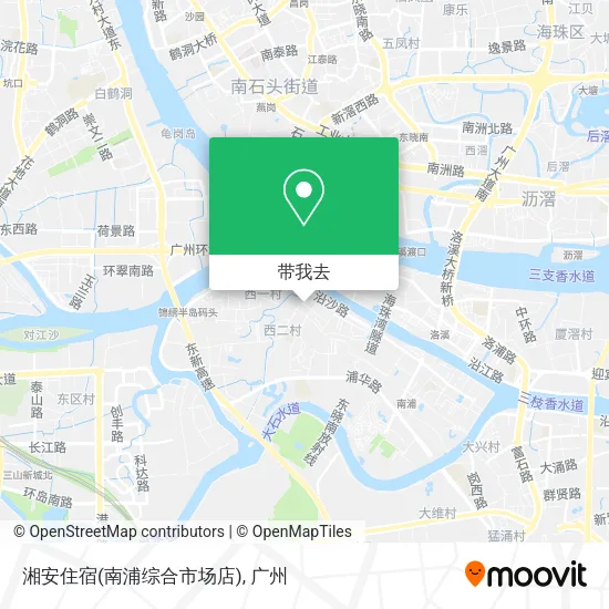 湘安住宿(南浦综合市场店)地图