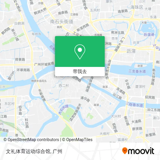 文礼体育运动综合馆地图