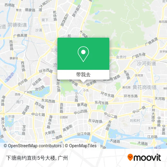 下塘南约直街5号大楼地图