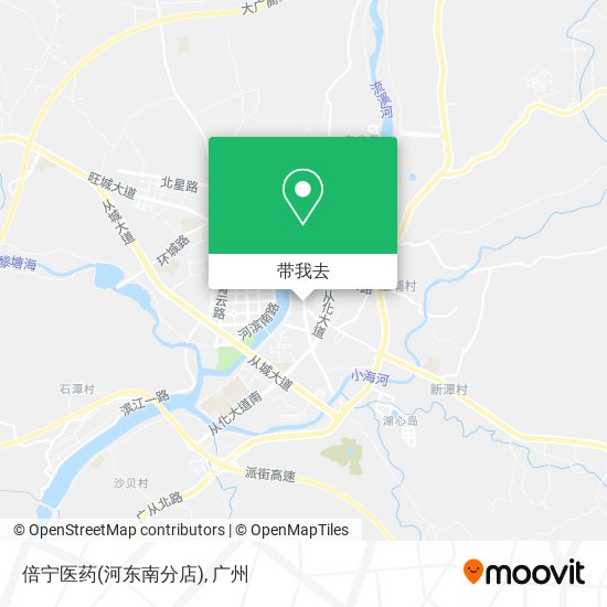 倍宁医药(河东南分店)地图