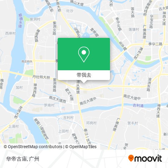 华帝古庙地图