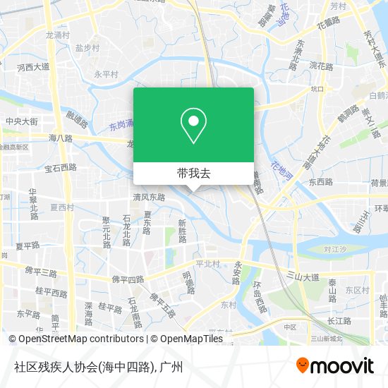 社区残疾人协会(海中四路)地图