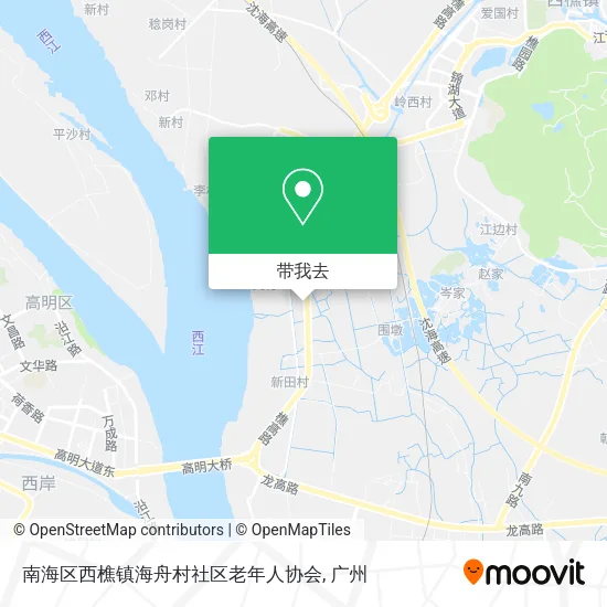 南海区西樵镇海舟村社区老年人协会地图