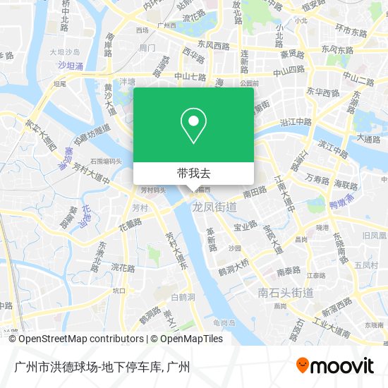 广州市洪德球场-地下停车库地图