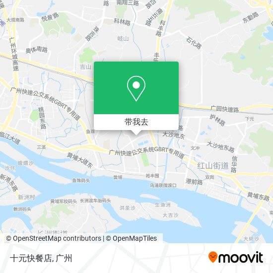 十元快餐店地图