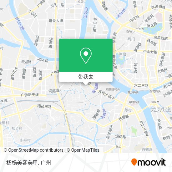 杨杨美容美甲地图
