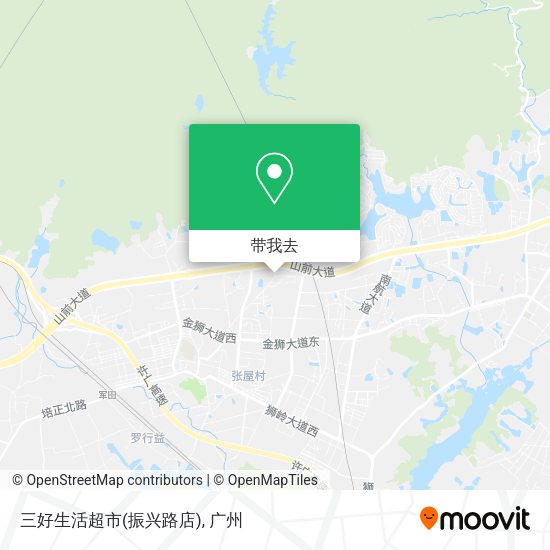 三好生活超市(振兴路店)地图