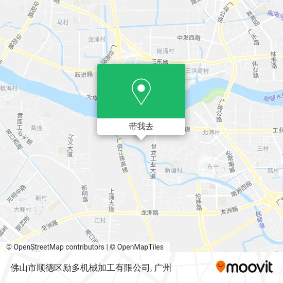 佛山市顺德区励多机械加工有限公司地图