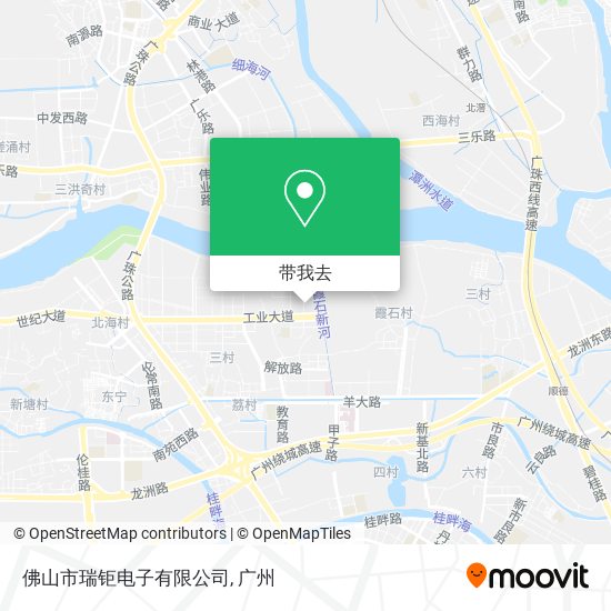 佛山市瑞钜电子有限公司地图