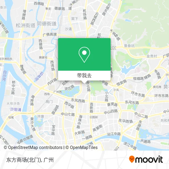 东方商场(北门)地图