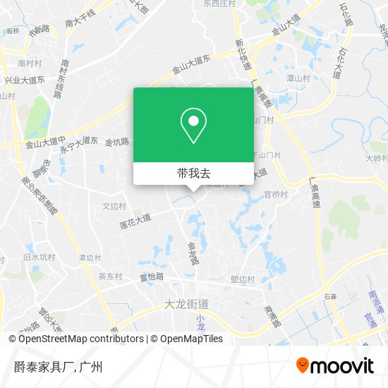 爵泰家具厂地图