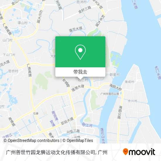 广州善世竹园龙狮运动文化传播有限公司地图